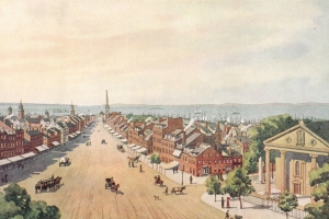 Broadway in the early 1800s