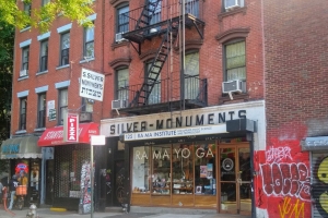 Lower East Side, monument store turned yoga studio